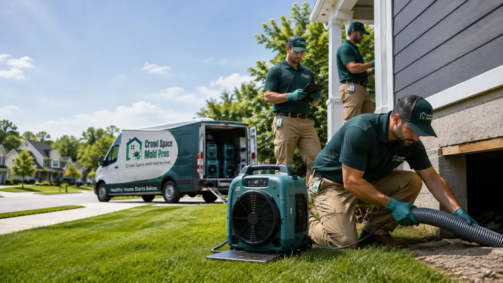 Crawl Space Mold Removal in Ewen, MI